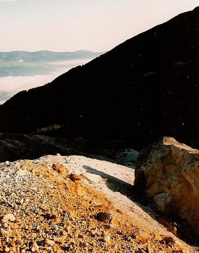 the view from Mt. Iwate