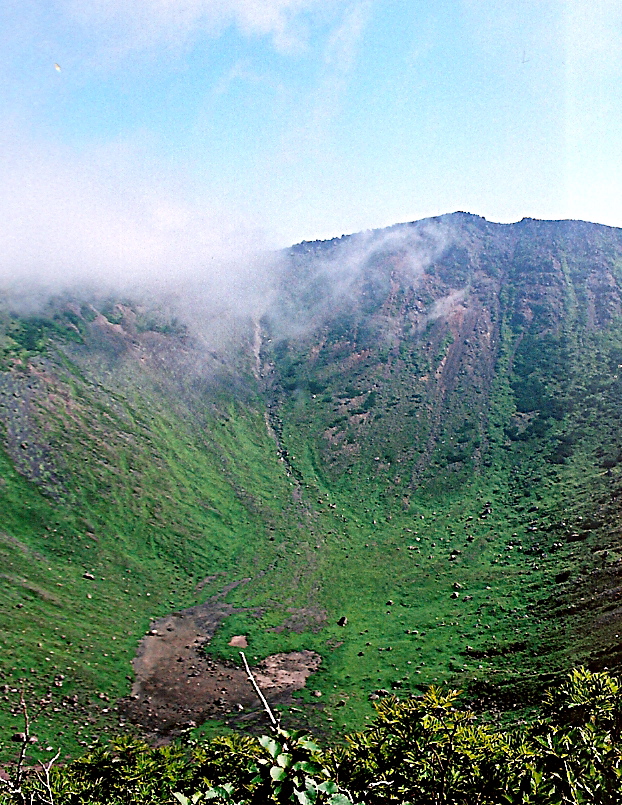 The crater of Mt. Yotei